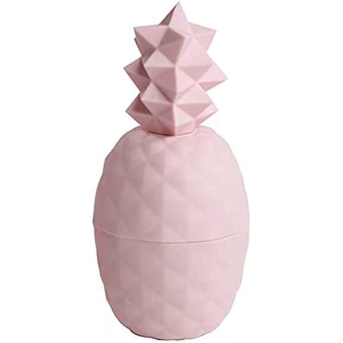 Rebels Refinery 1-PIECE PINEAPPLE-SHAPED LIP BALM - STRAWBERRY MANGO FLAVOR, PINK - Image 1
